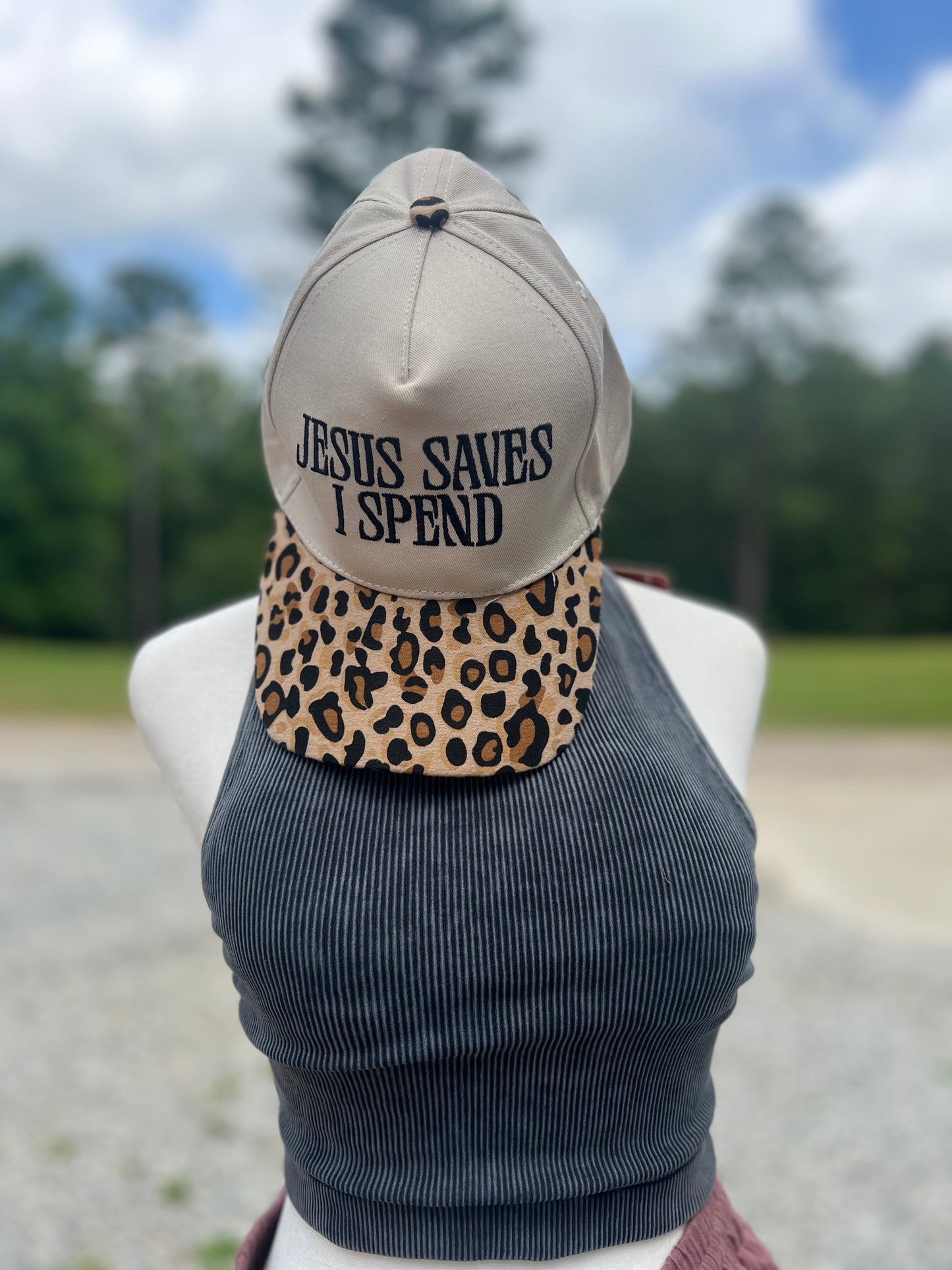 Jesus Saves I Spend Hat
