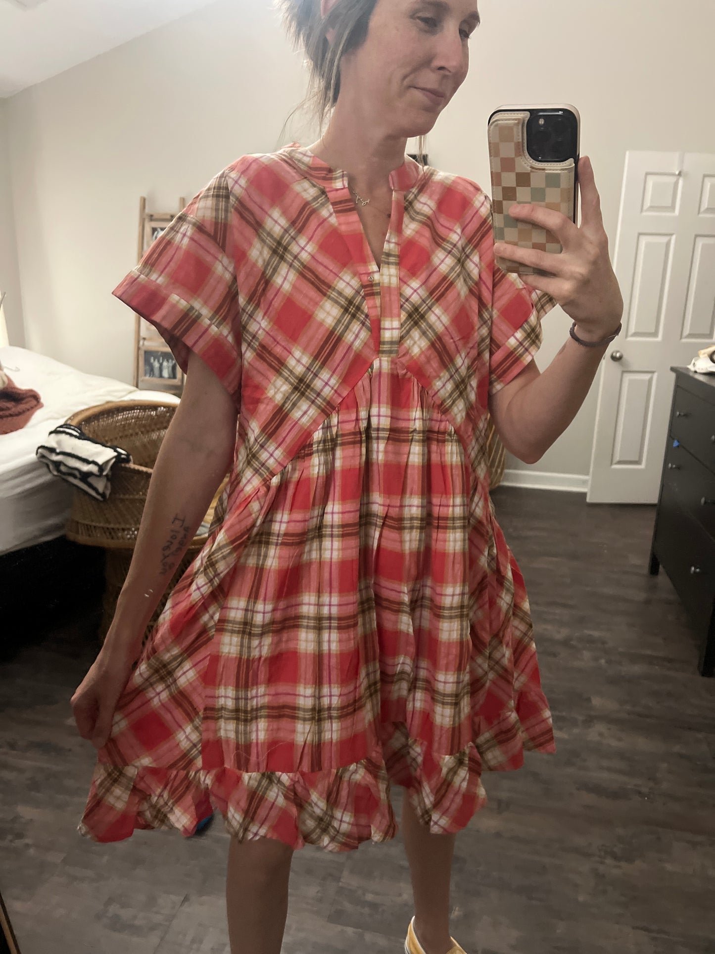 Plaid dress