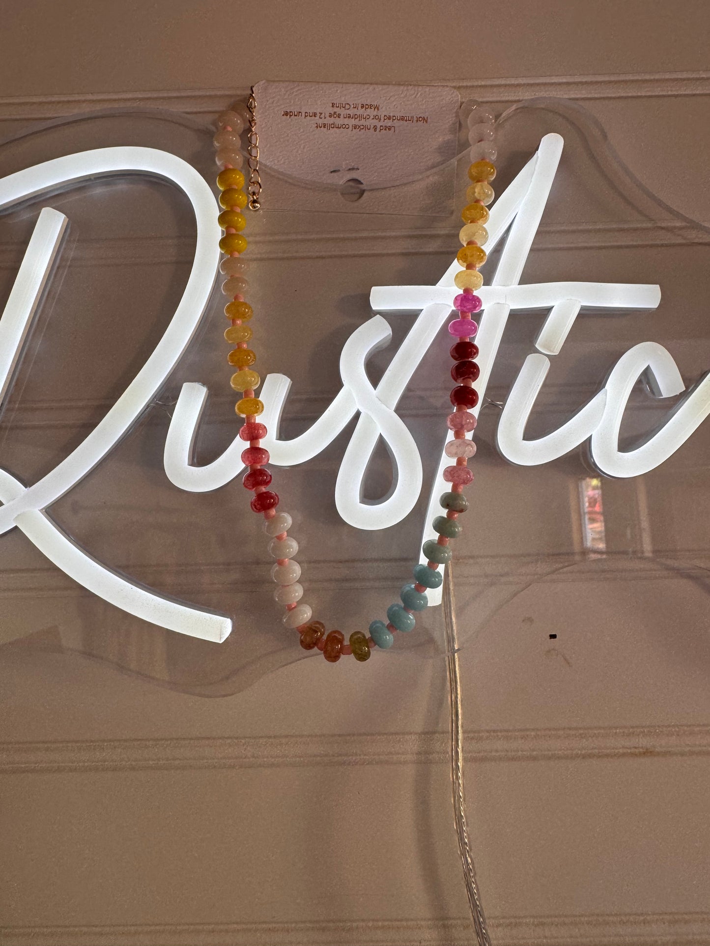 Multi- Color Necklace