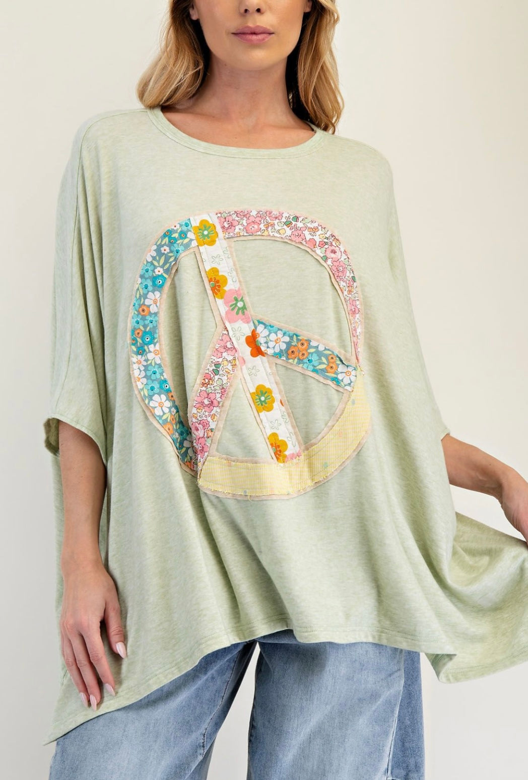 Plus Size Peace Top