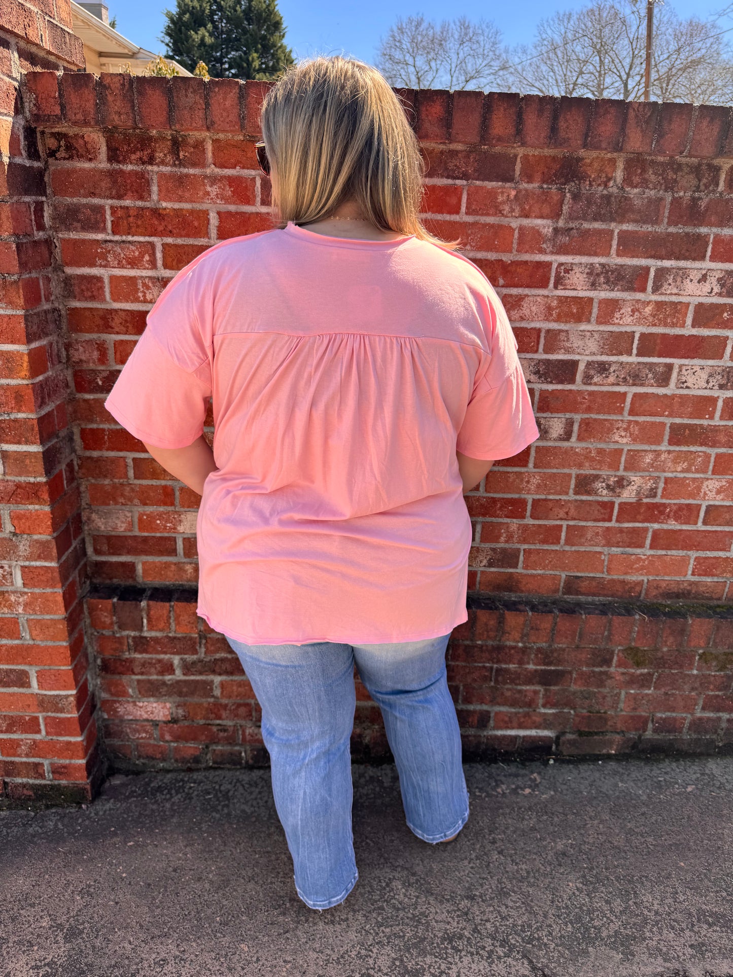 Plus Size Hi-Low Hem Top
