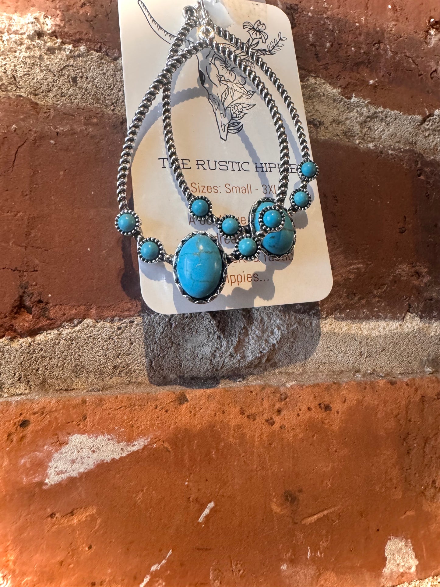 Turquoise Oval Earrings