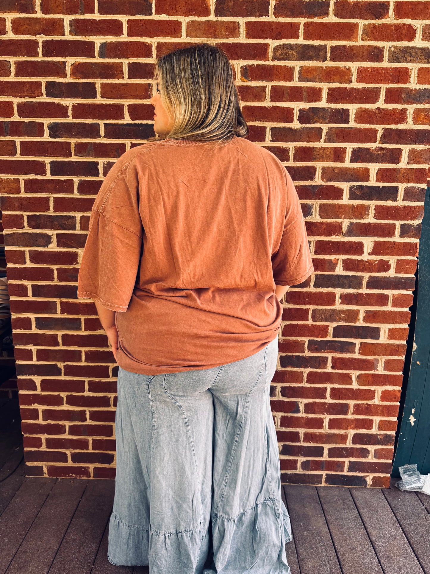 Plus Size Wide Leg Pants