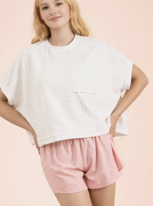 Pretty In White Top + Curvy
