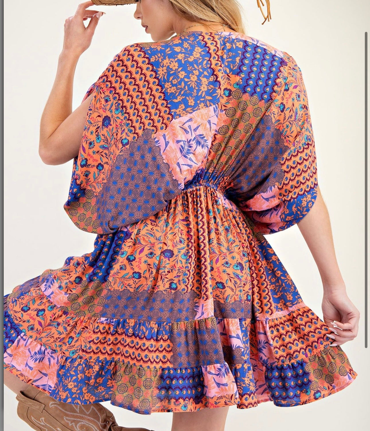 Sunset Mosaic Dress