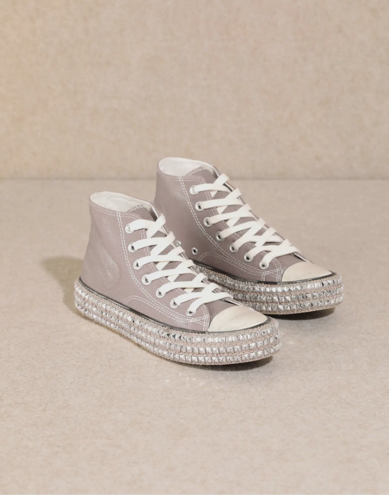Studded high tops