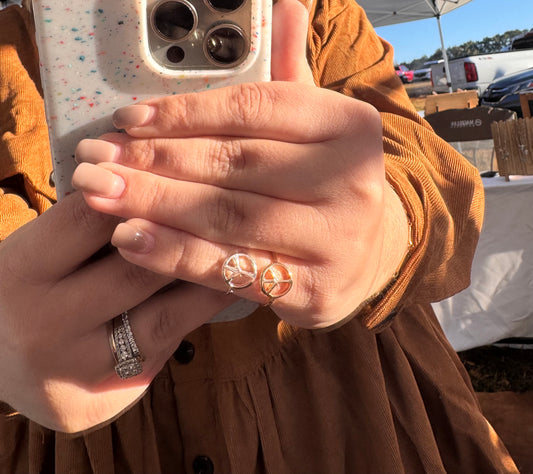 Dainty Peace Rings