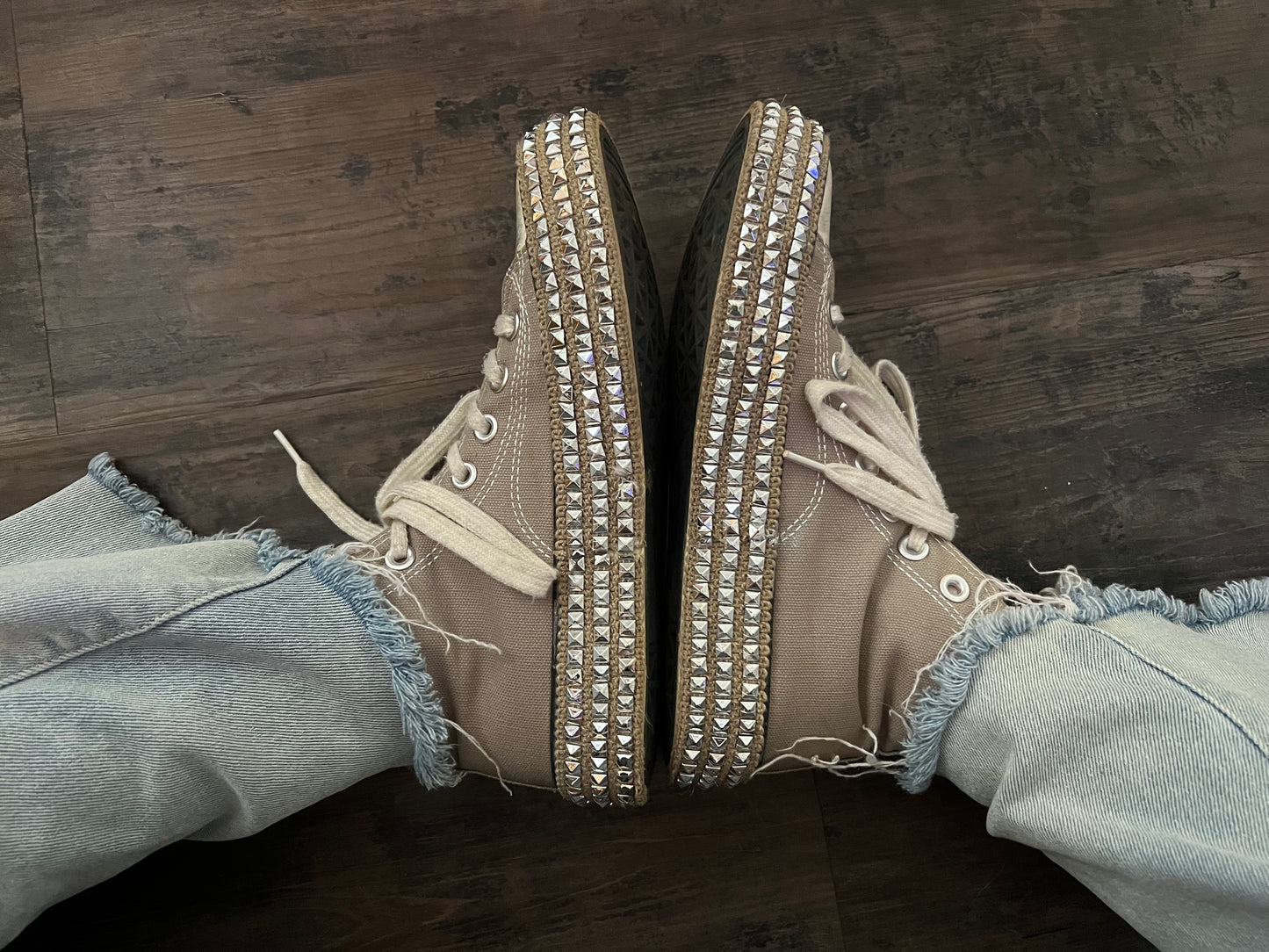 Studded high tops