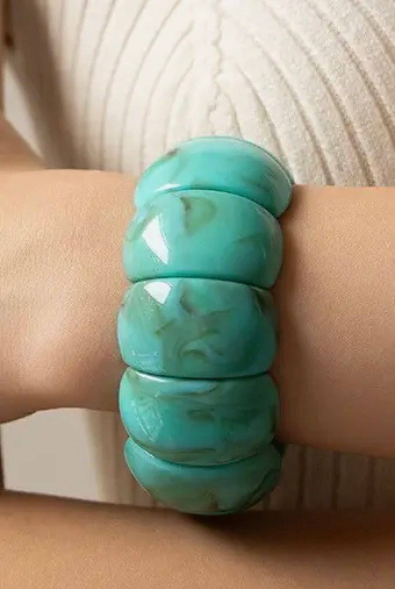 Color Block Stretch Bracelet