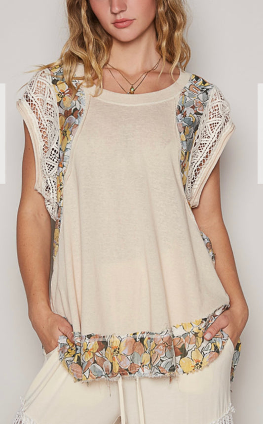 Lace Floral Top