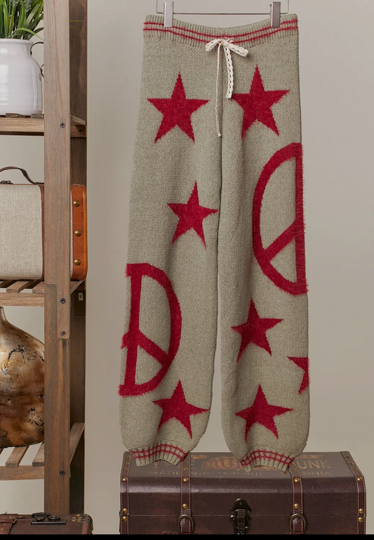 Stars & peace pants