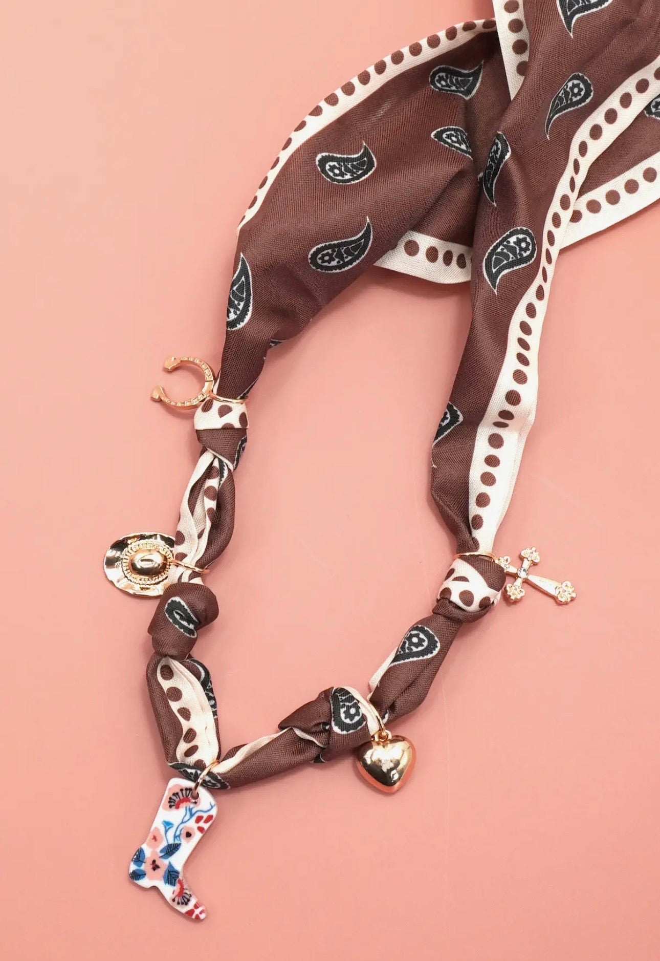 Scarf Charm Necklace