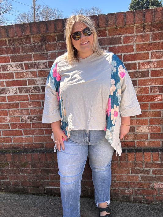 Flower Patchwork Top