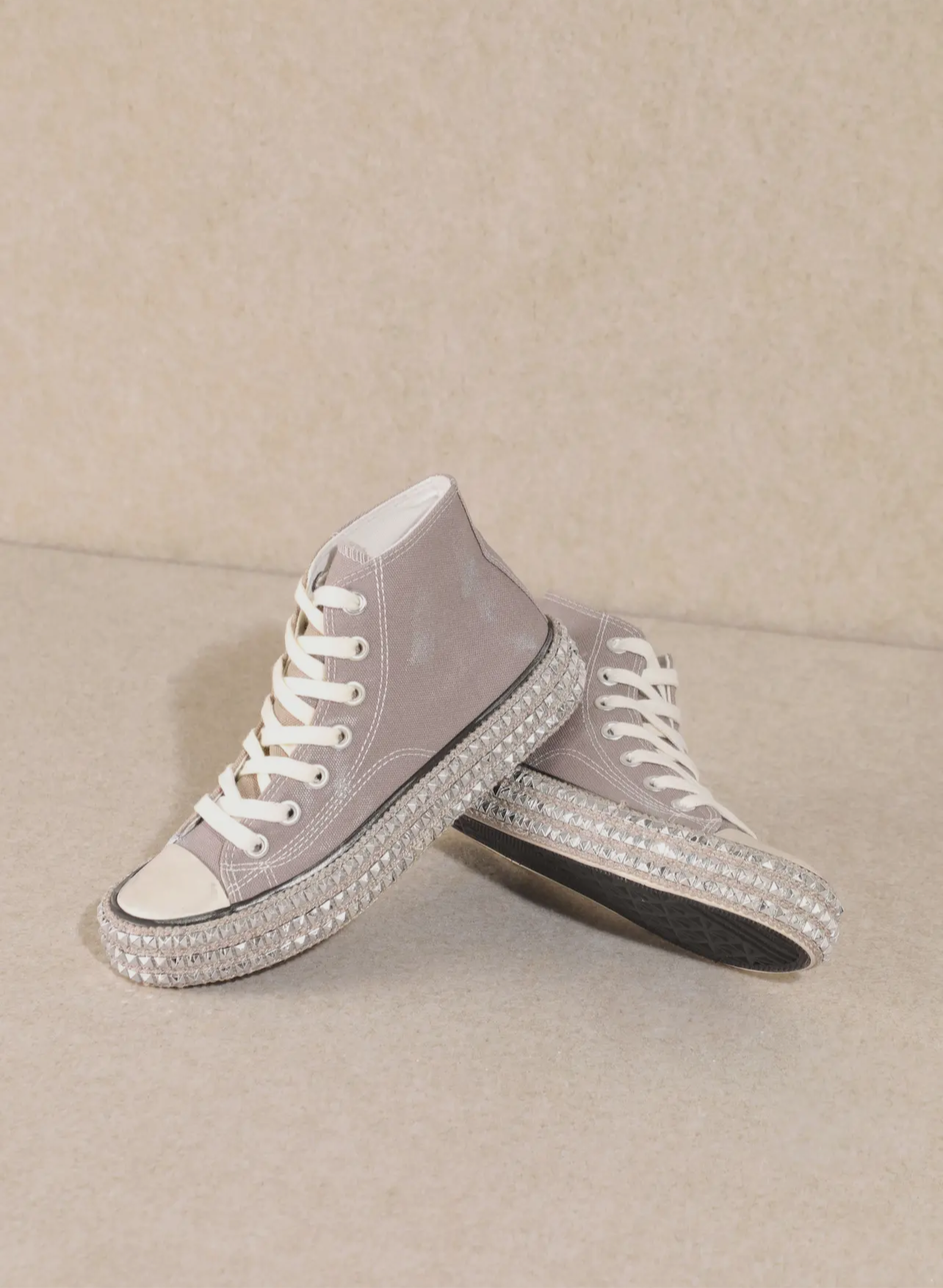 Studded high tops