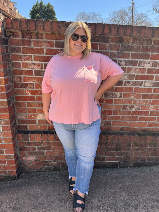 Plus Size Hi-Low Hem Top