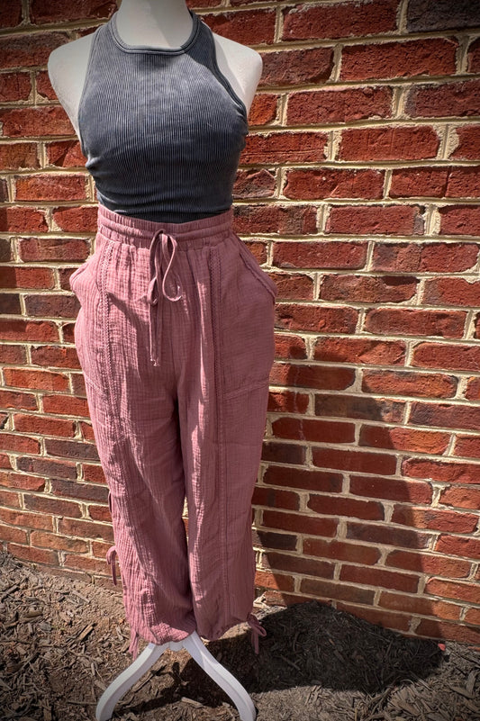 Plum Lace Bottoms