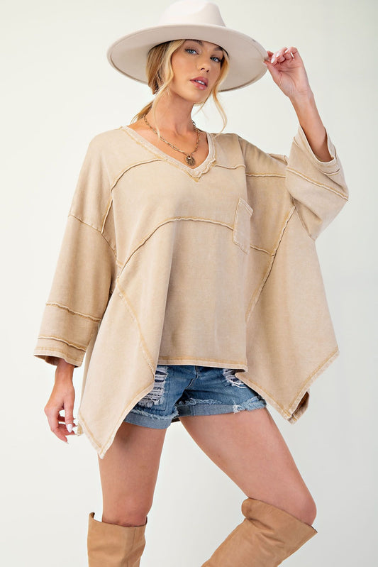 Mineral washed top
